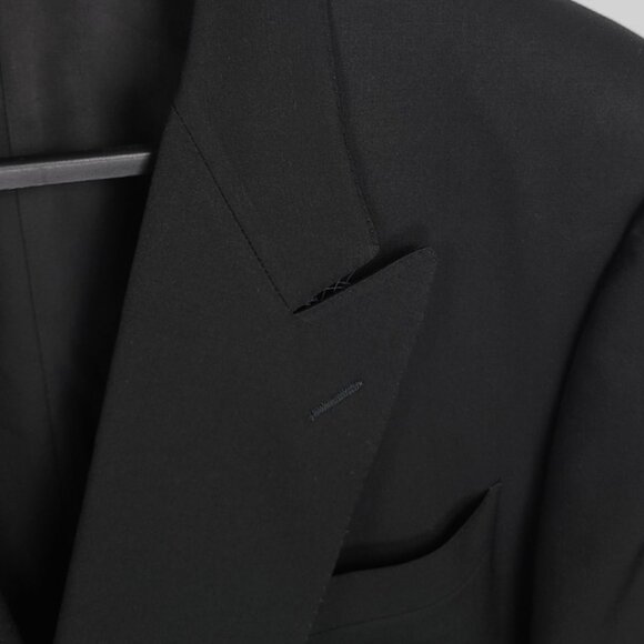 Vintage Canali 46L-48L Double Breasted Virgin Wool Sports Coat Blazer - Picture 3 of 12